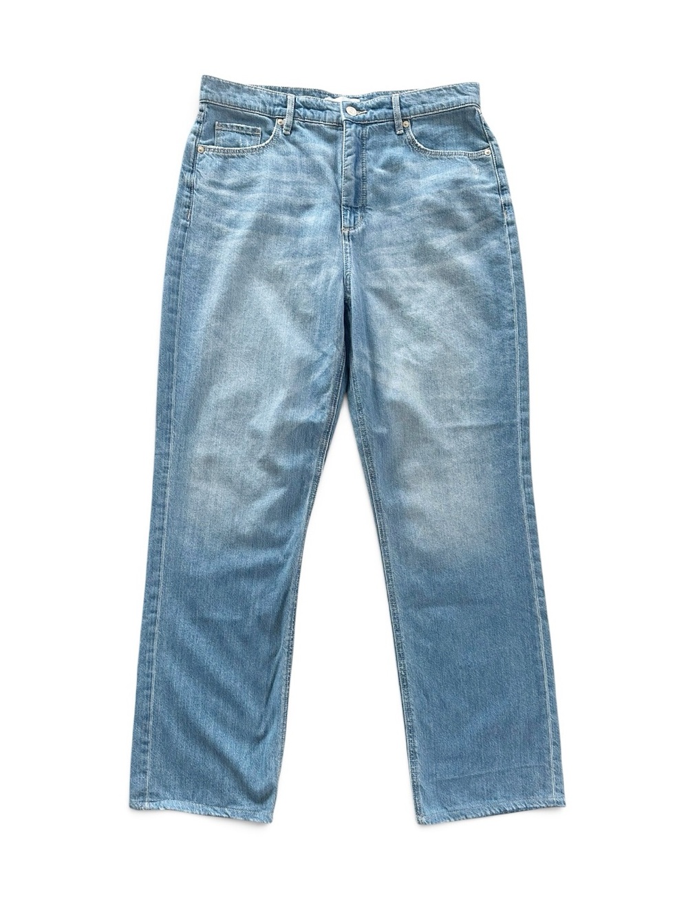LOFT Relaxed Straight Leg Jeans Light Wash 613097 Size 29/8 EUC